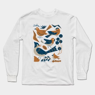 Woodland Songbirds Long Sleeve T-Shirt